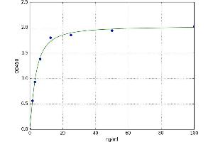A typical standard curve (FGA ELISA 试剂盒)