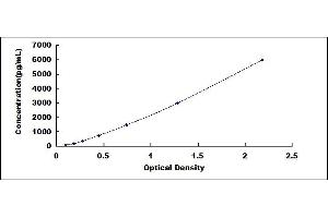 Typical standard curve (SERPINA12 ELISA 试剂盒)