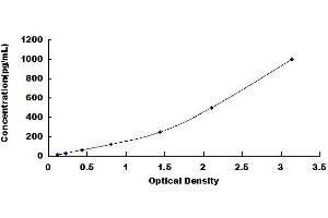 Typical standard curve (MMP14 ELISA 试剂盒)