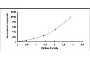 Typical standard curve (SEMG1 ELISA 试剂盒)