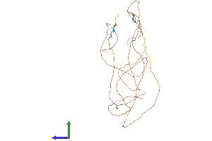 AlphaFold protein structure predicition of Mouse Recombinant Loricrin Protein, UniprotID P18165