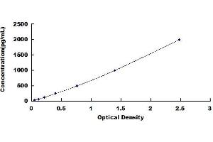 Typical standard curve