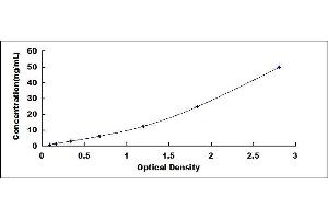 Typical standard curve (DPYSL2 ELISA 试剂盒)