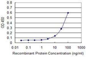 Detection limit for recombinant GST tagged FHIT is approximately 10ng/ml as a capture antibody. (FHIT 抗体  (AA 31-130))