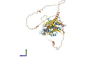 AlphaFold protein structure predicition of Mouse Recombinant Iap Protein, UniprotID P03975